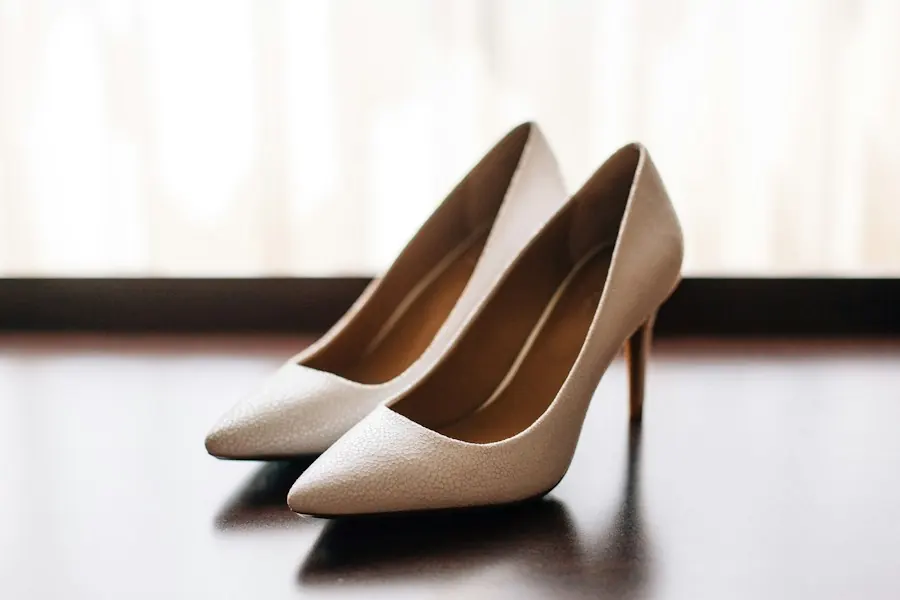 Tacones beige